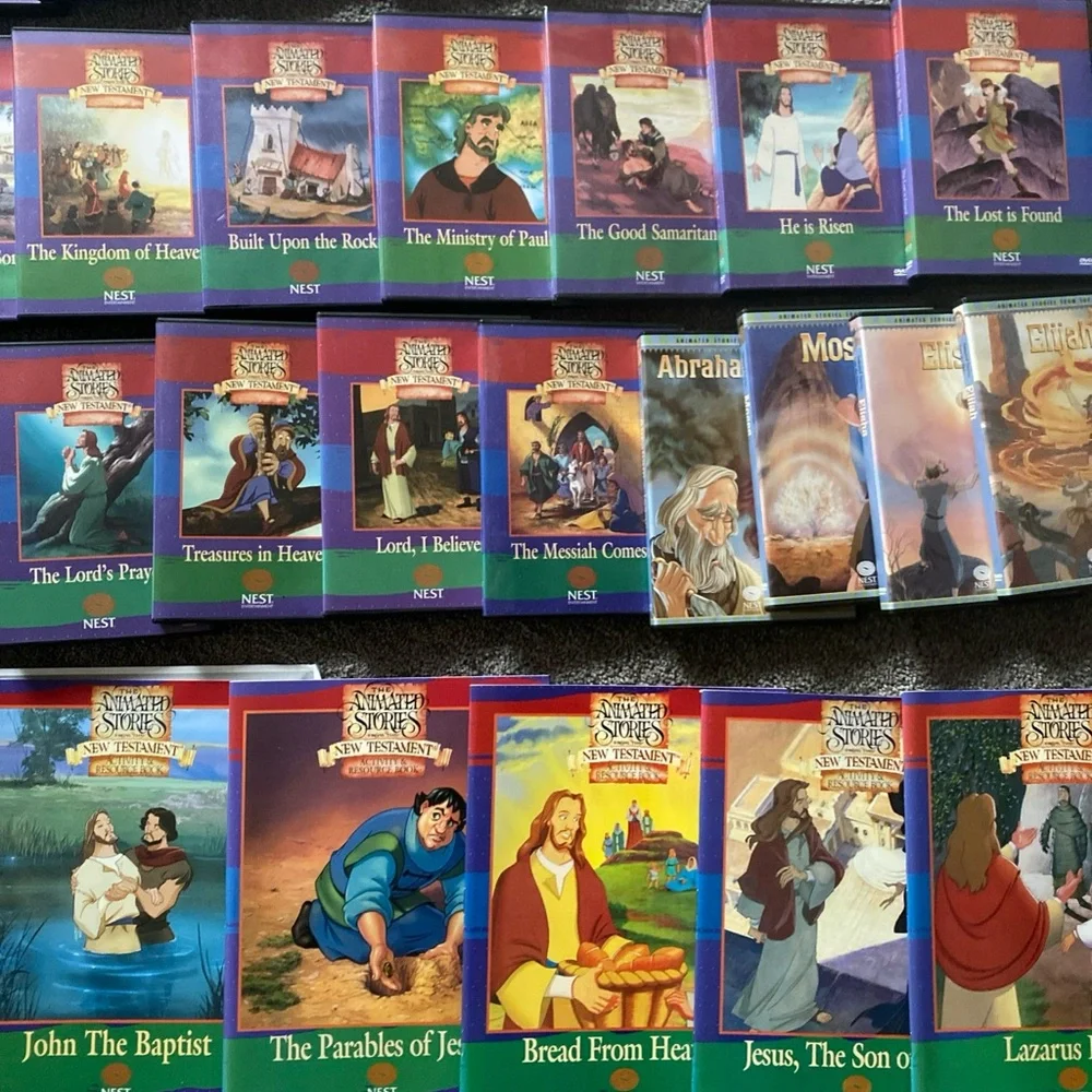 HUGE Nest Sunday School Animated Stories DVD & Reproducible Activity Book Set - Picture 6 of 16